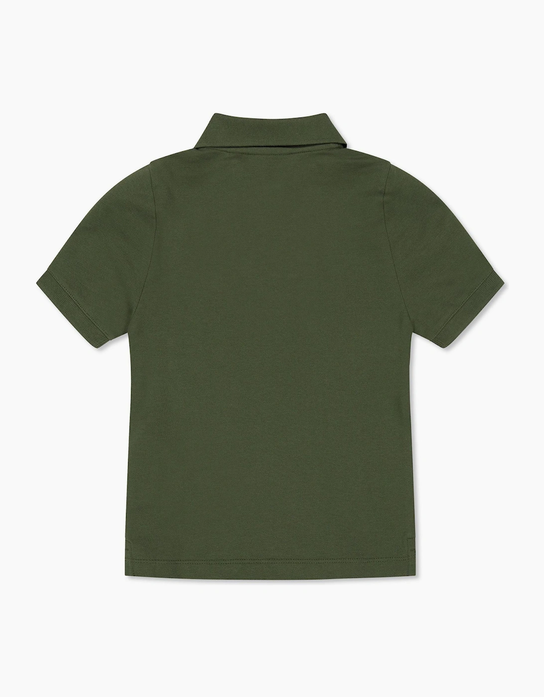 Collared Neck Short Sleeve Polo Shirt