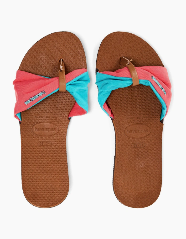 Hav. You St Tropez Color Rust 33 34 Flip Flops Womens