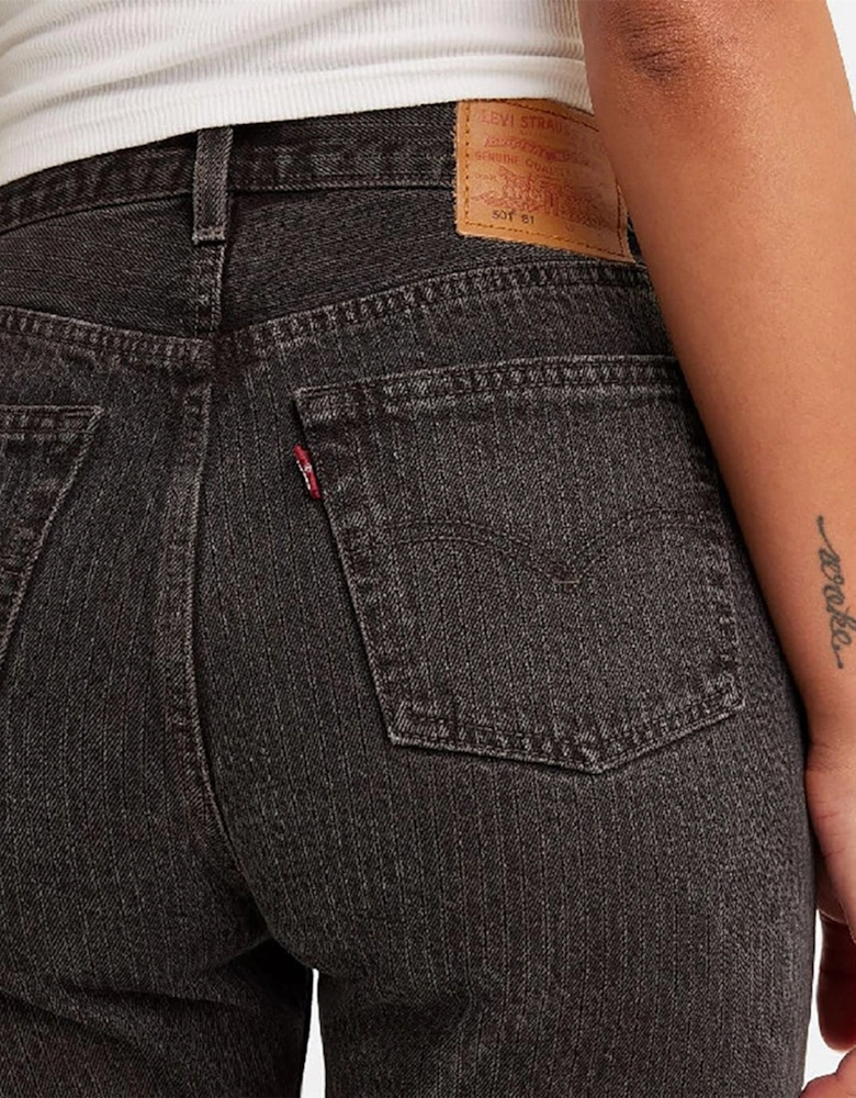501 High Rise Straight Leg Jeans