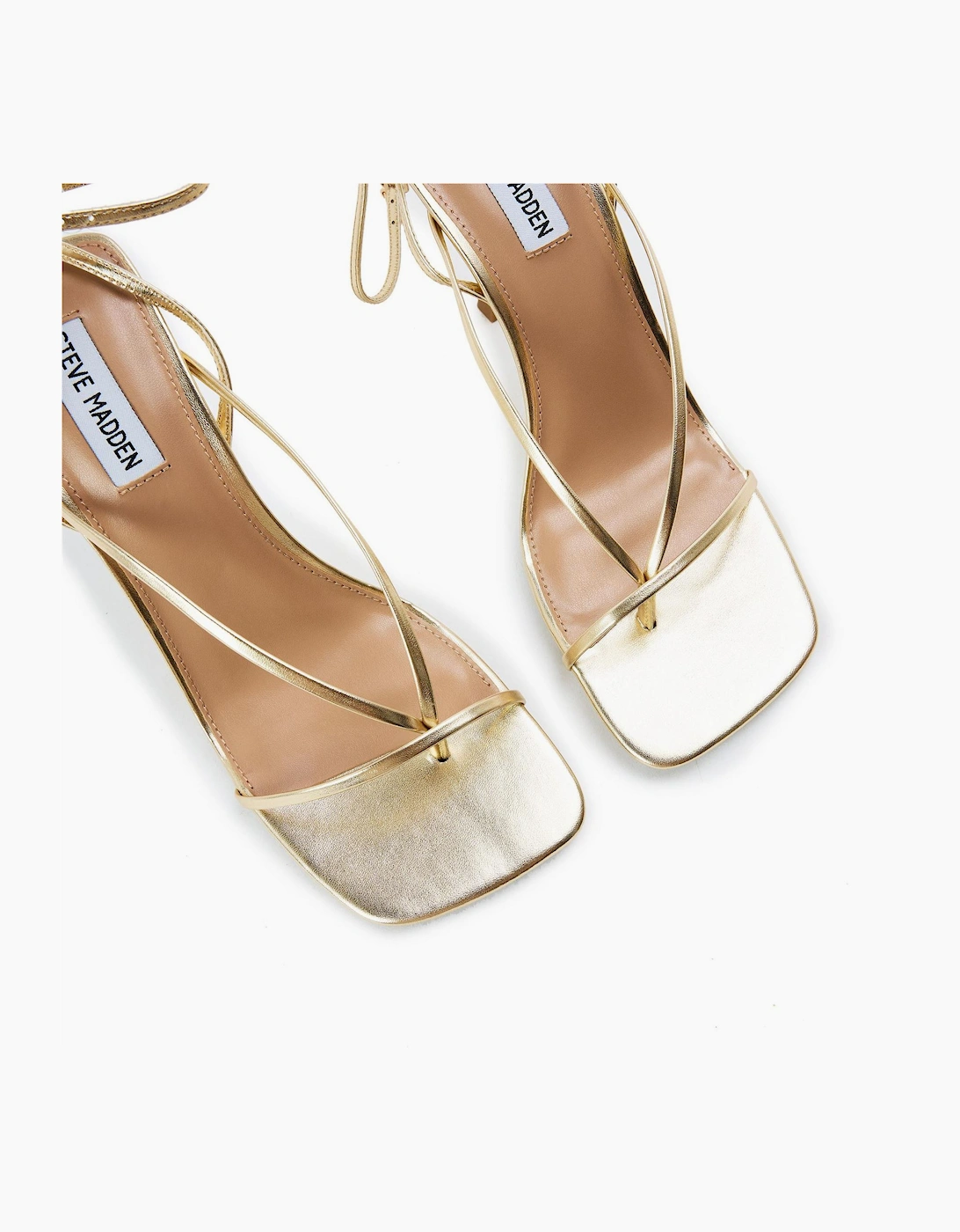 Odessa Metallic Toe Post Stiletto Sandals