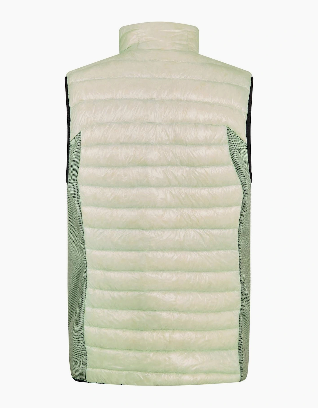 Techno Horizontal Stripe Zipped Pocket Gilet