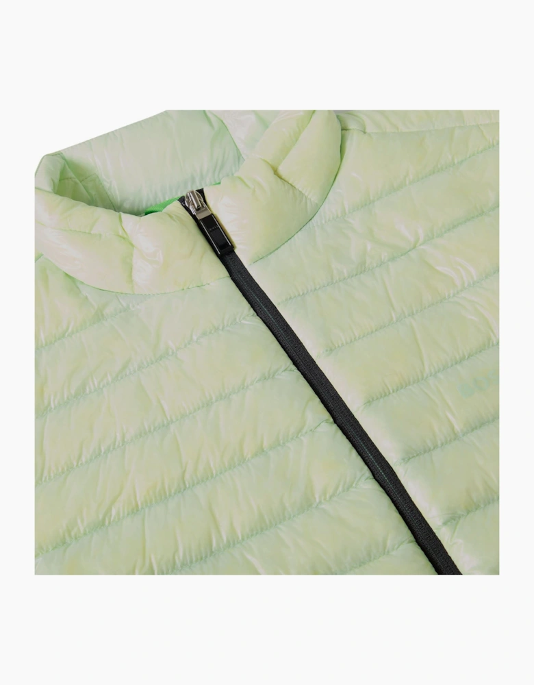 Techno Horizontal Stripe Zipped Pocket Gilet