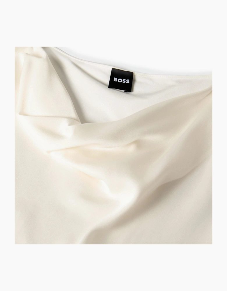 Cowl Neck Sleeveless Shell Blouse