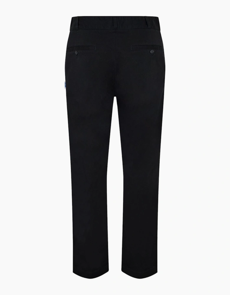 Solid Patterned Straight Chinos