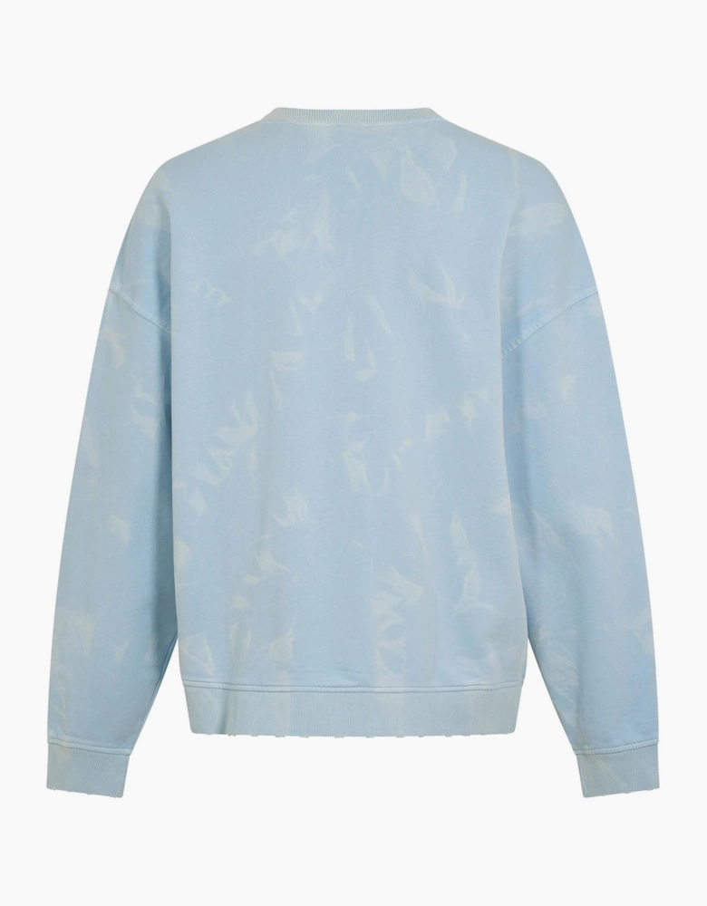 Nustroyos Crew Neck Drop Shoulder Sweatshirt