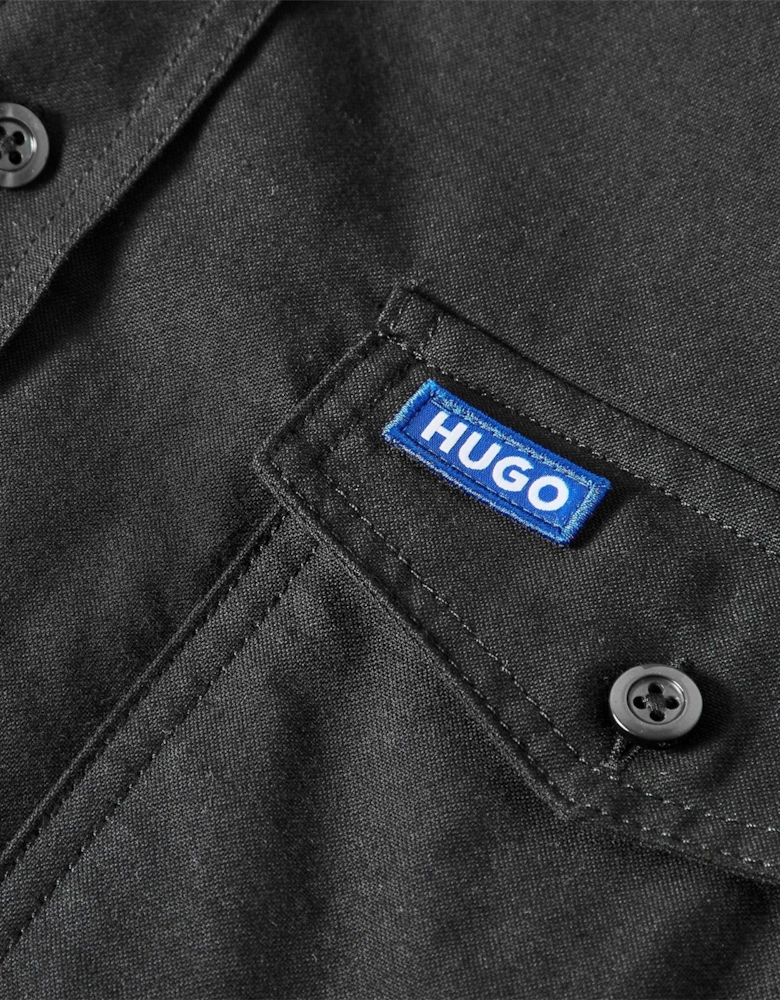 Ebad Padded Overshirt with Logo Badge