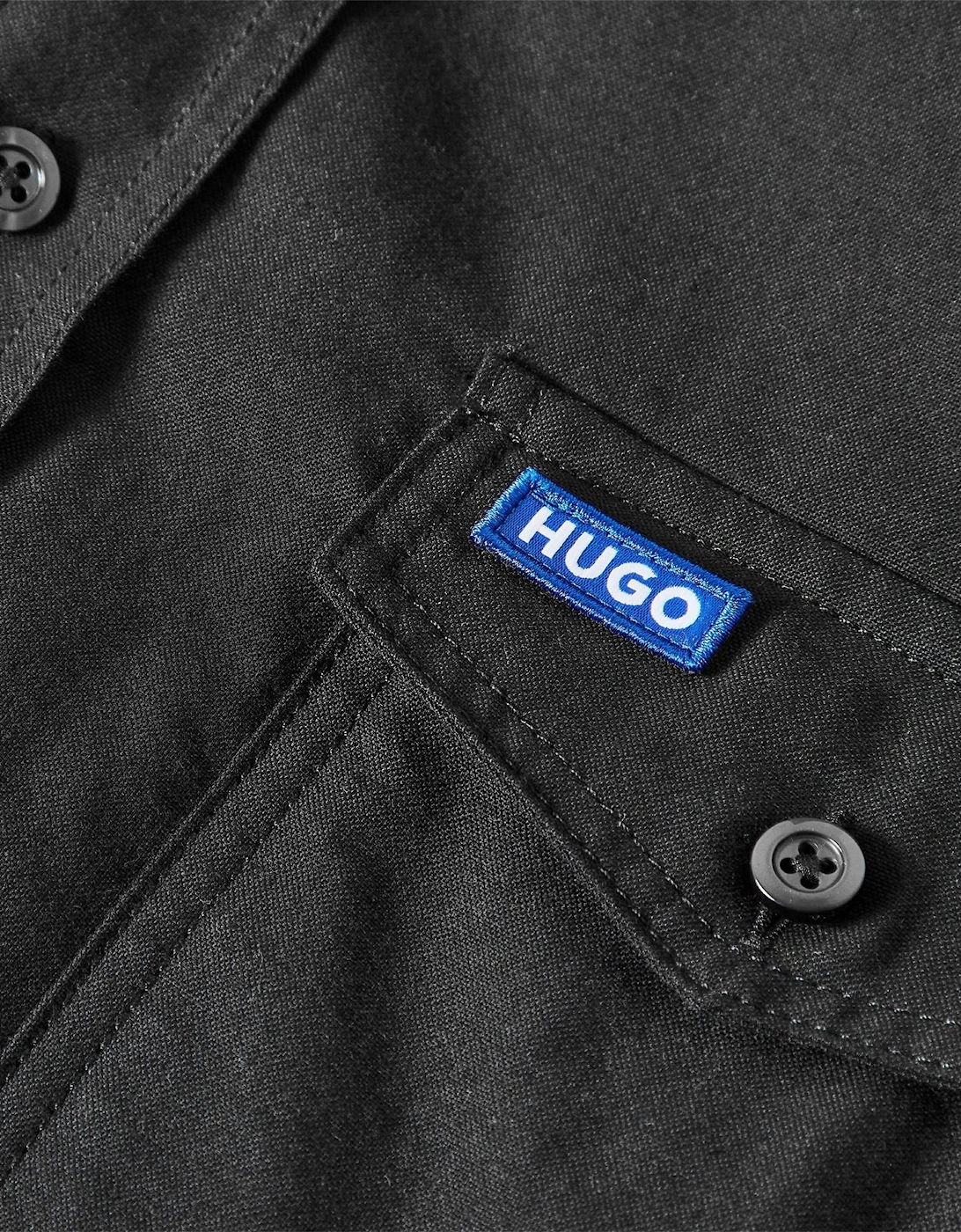 Ebad Padded Overshirt with Logo Badge