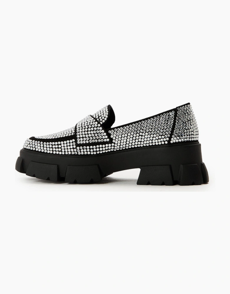 Trifecta R Metallic Penny Loafers