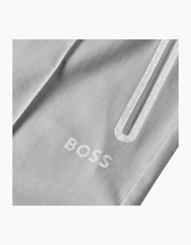 Mirror Zipped Pocket Solid Patterned Joggers