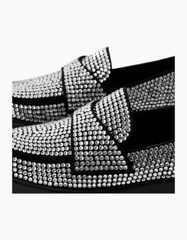 Trifecta R Metallic Penny Loafers