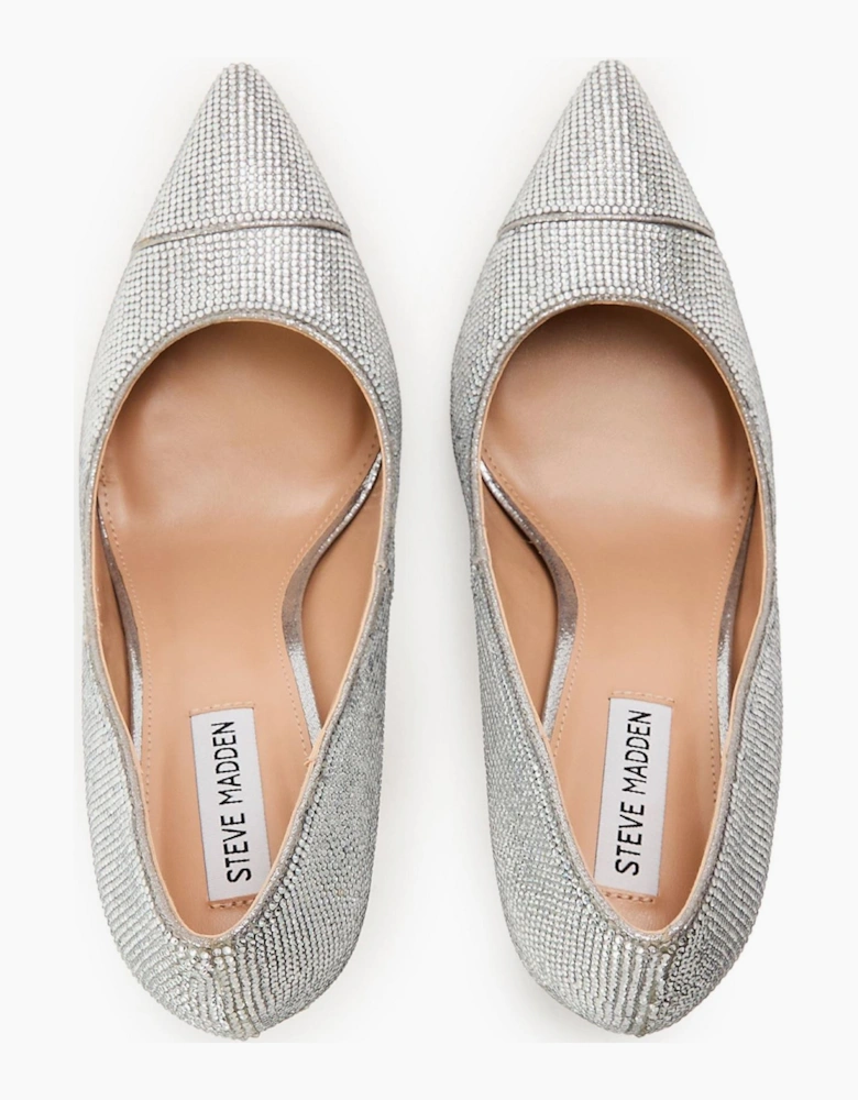 Evelyn CR Metallic Stiletto Court Shoes