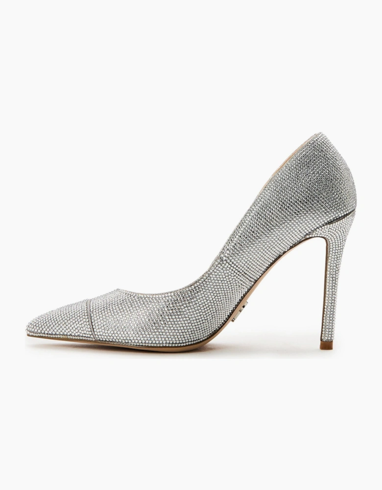 Evelyn CR Metallic Stiletto Court Shoes
