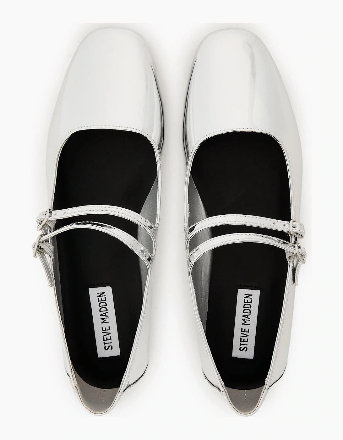 Alisah Metallic Mary Janes Flats