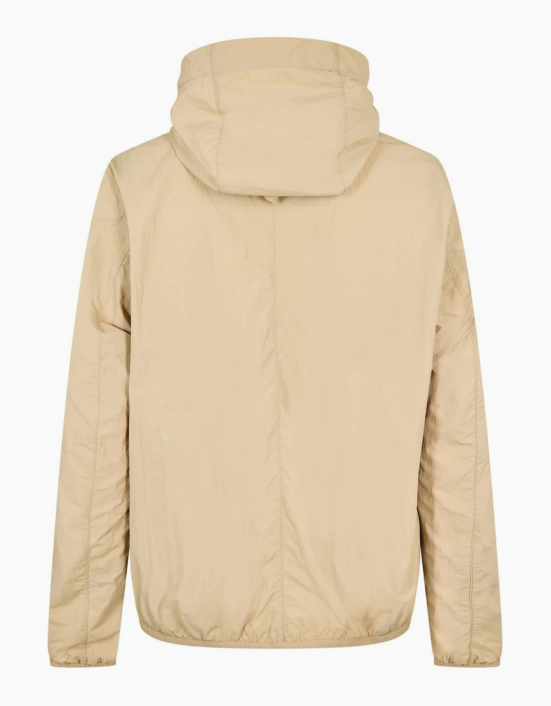 Cinder Hooded Neck Solid Patterned Rain Jacket with Zipped Pocket