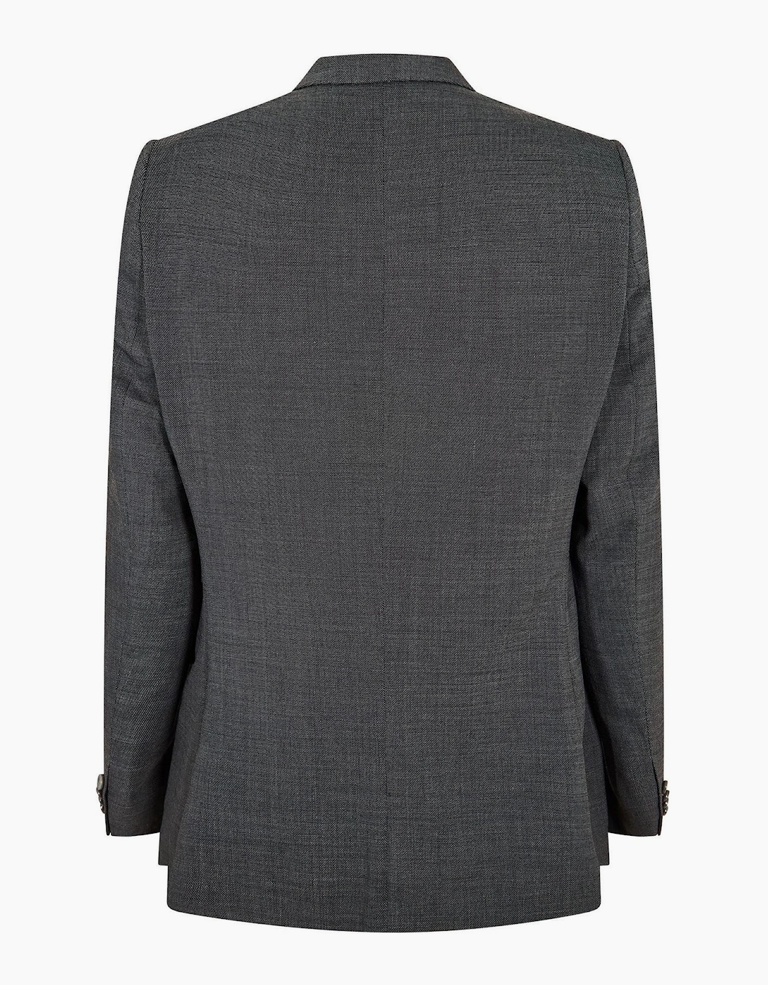 Jasper Solid Patterned Suit Jacket with Flap Pocket