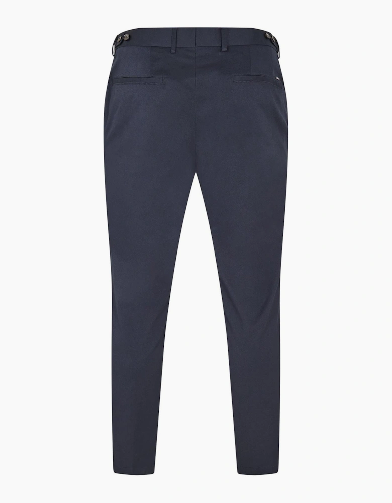 Genius Solid Patterned Straight Chinos