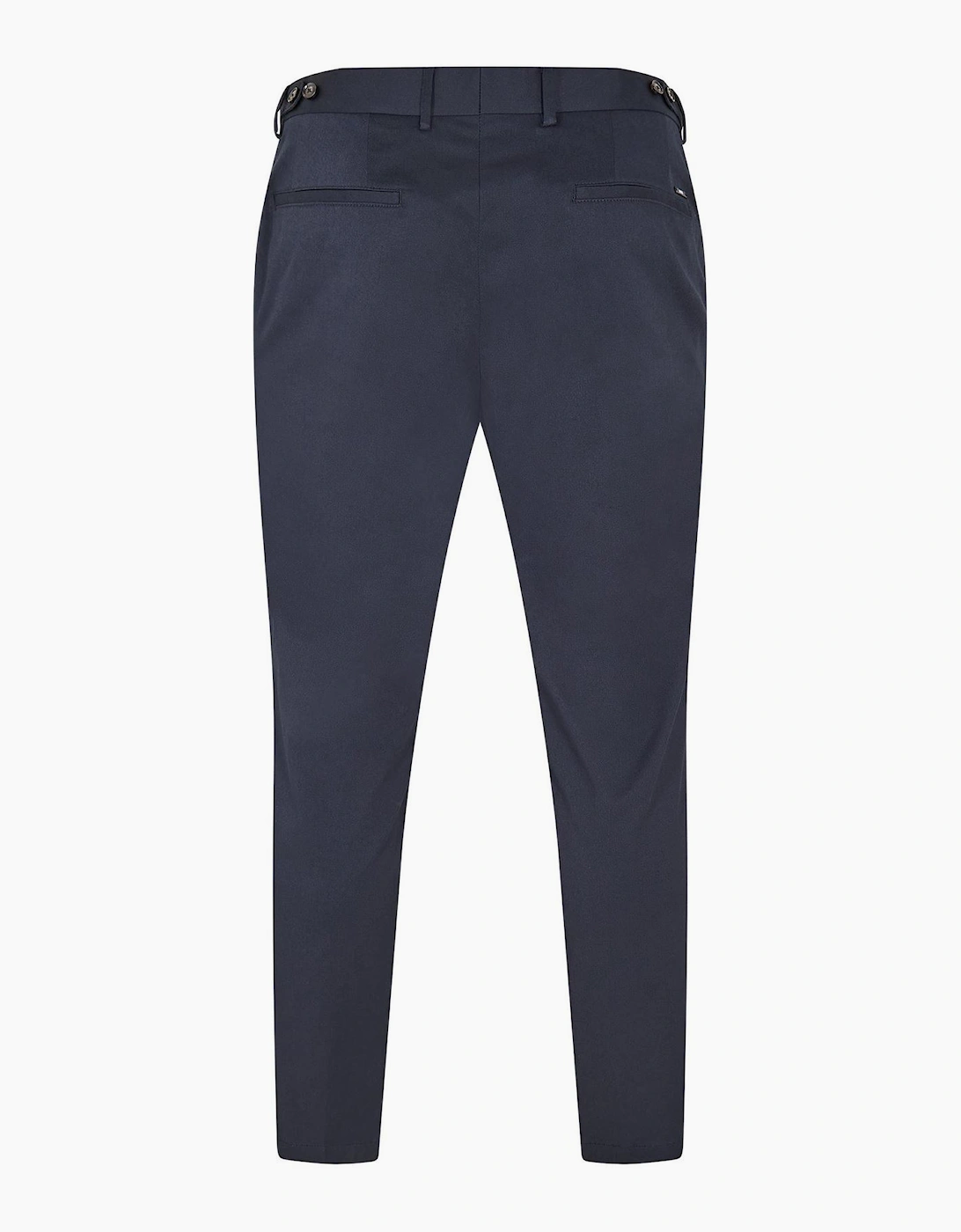Genius Solid Patterned Straight Chinos