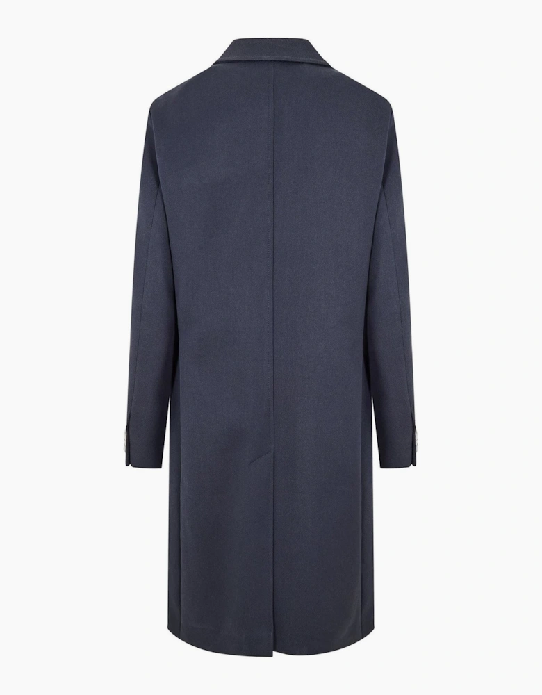 Hyde Solid Patterned Flap Pocket Over Coat