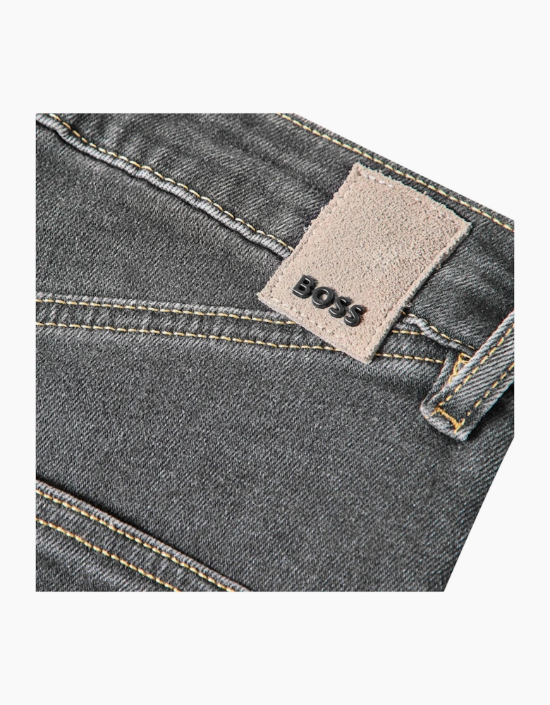 High Rise Slim Fit Five Pocket Jeans