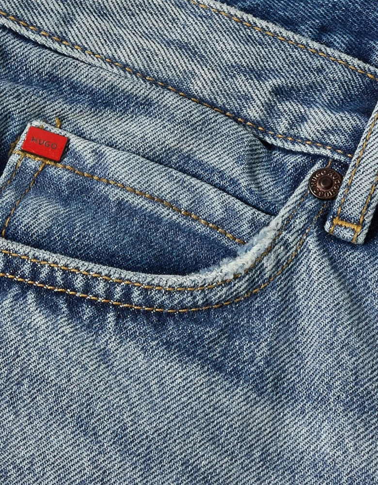 Five Pocket Design Slim Fit Jeans