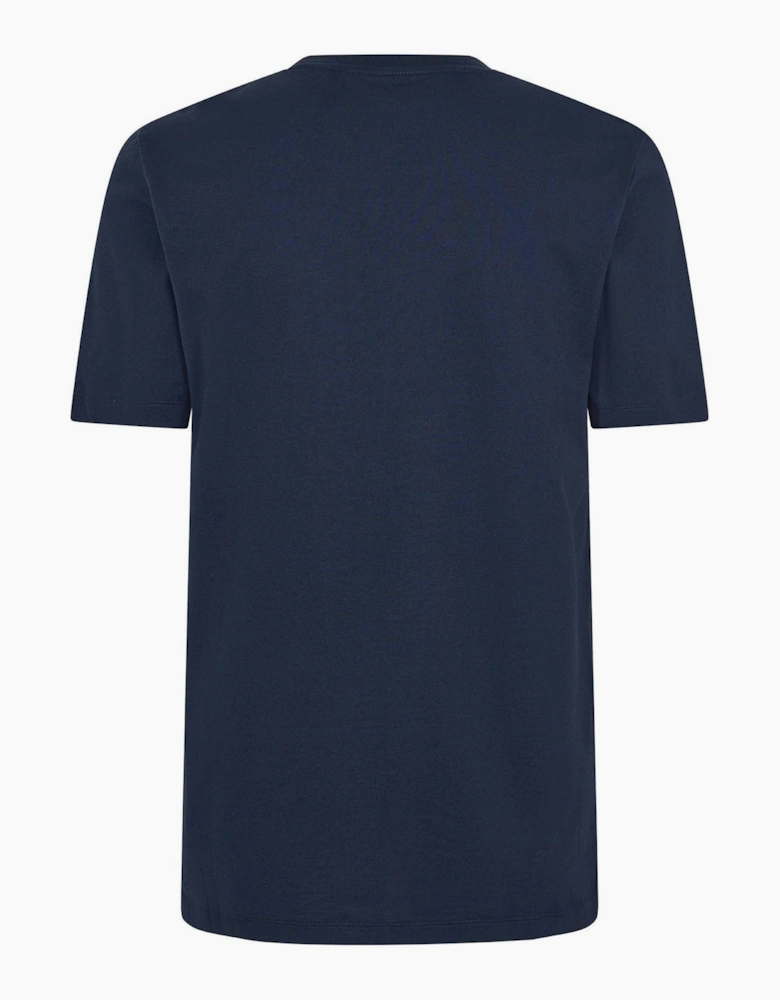 Lettering Graphic Crew Neck Short Sleeve Jersey T-Shirt