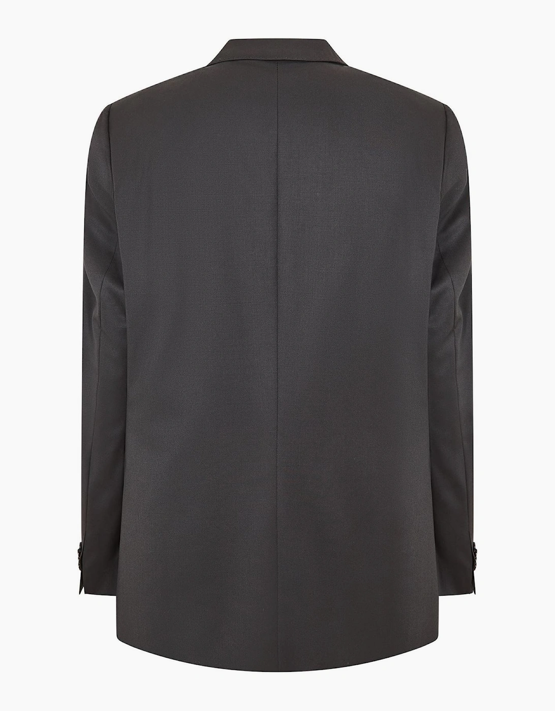 Solid Patterned Notch Collared Blazer with Flap Pocket