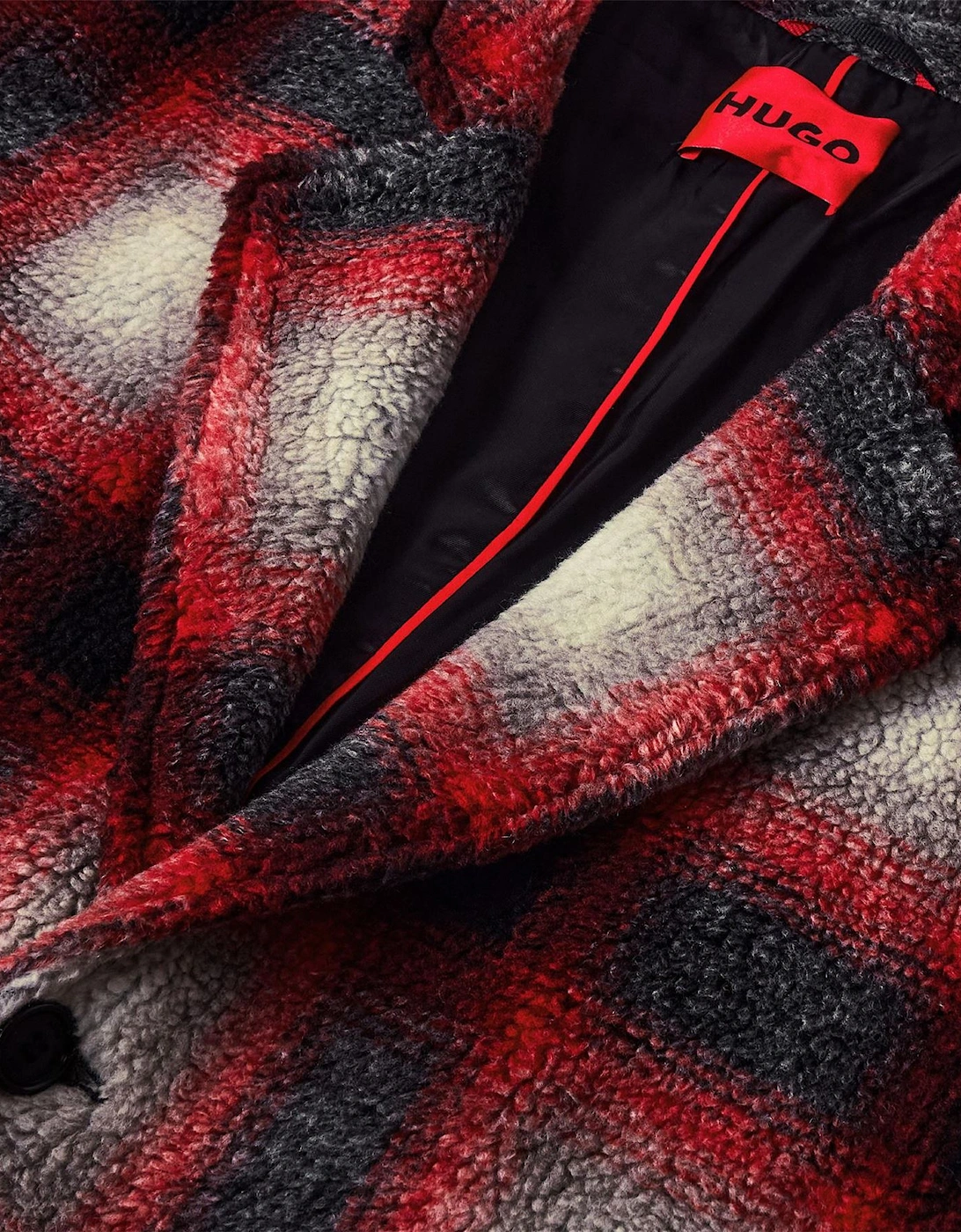 Merlon2242 Plaid Patterned Over Coat