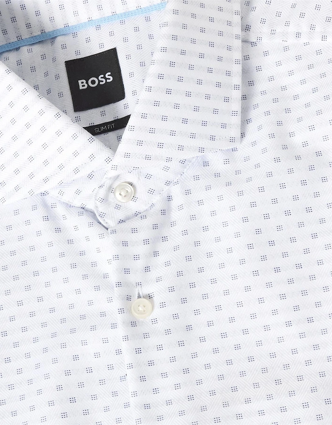 Spread Collar Long Sleeve Oxford Shirt