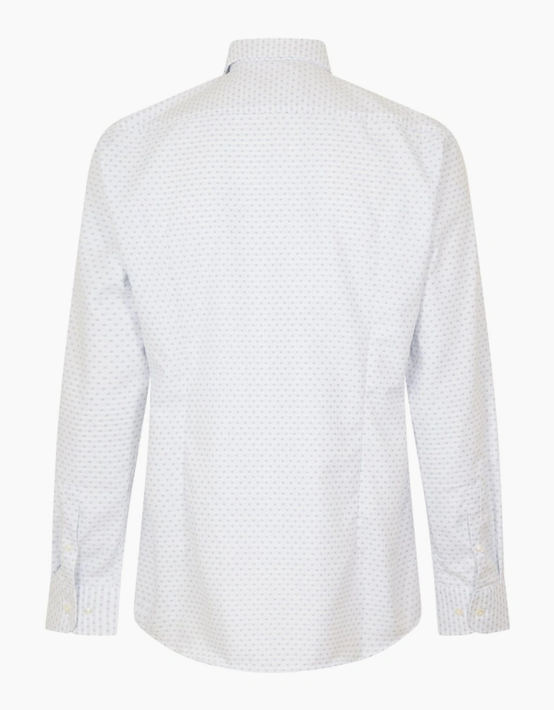 Spread Collar Long Sleeve Oxford Shirt