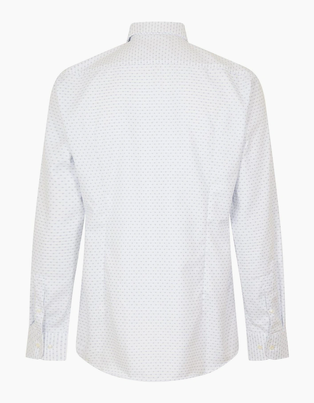 Spread Collar Long Sleeve Oxford Shirt