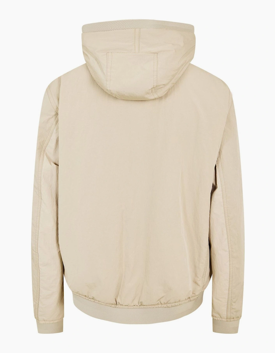 Solid Patterned Hooded Fitted Cuff Softshell Jacket, 3 of 2