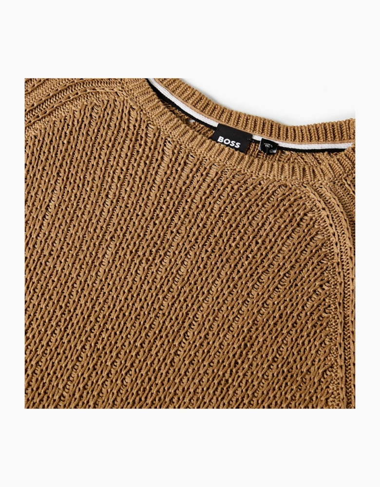 Crew Neck Raglan Sleeve Sweater