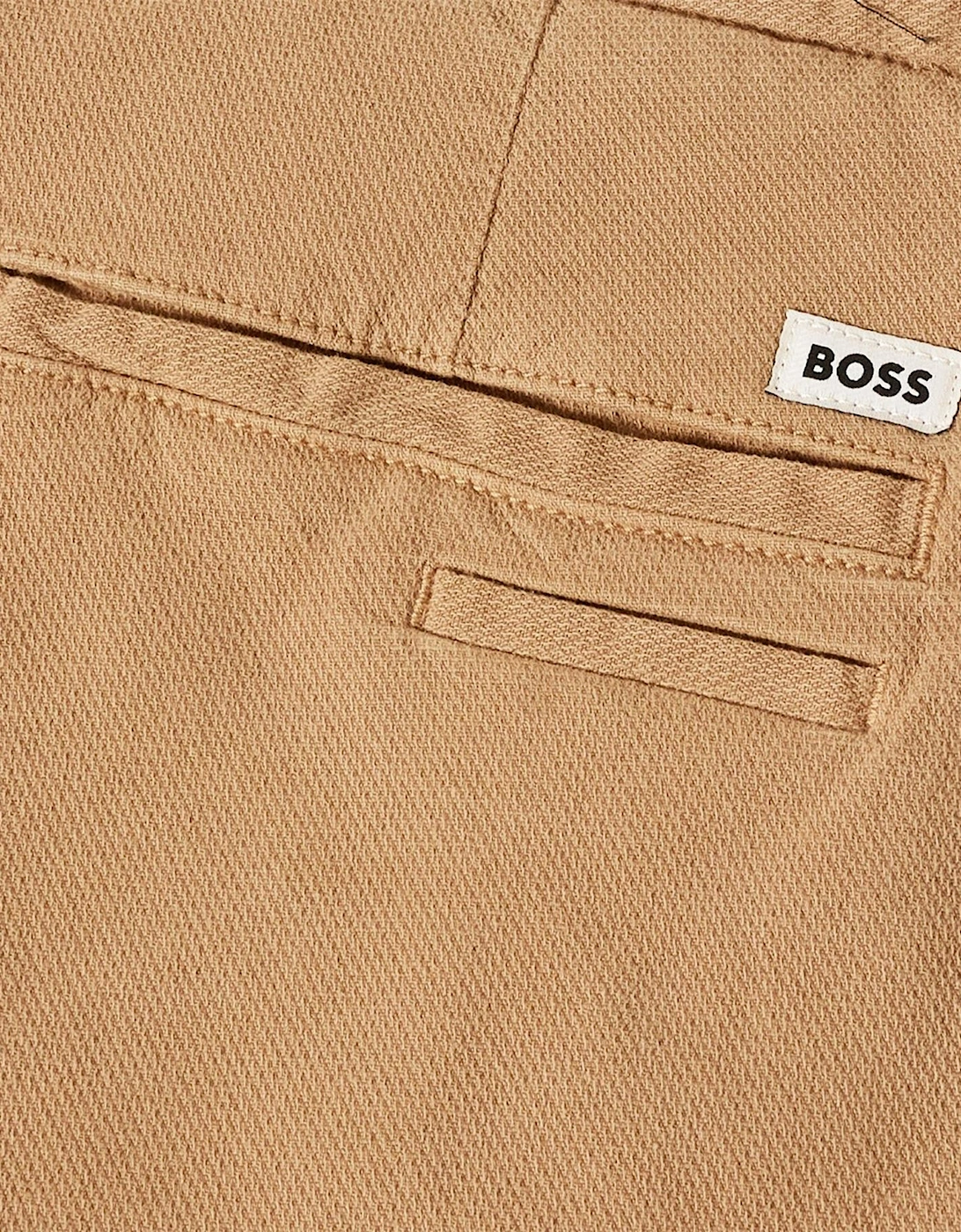 Solid Patterned Straight Chinos