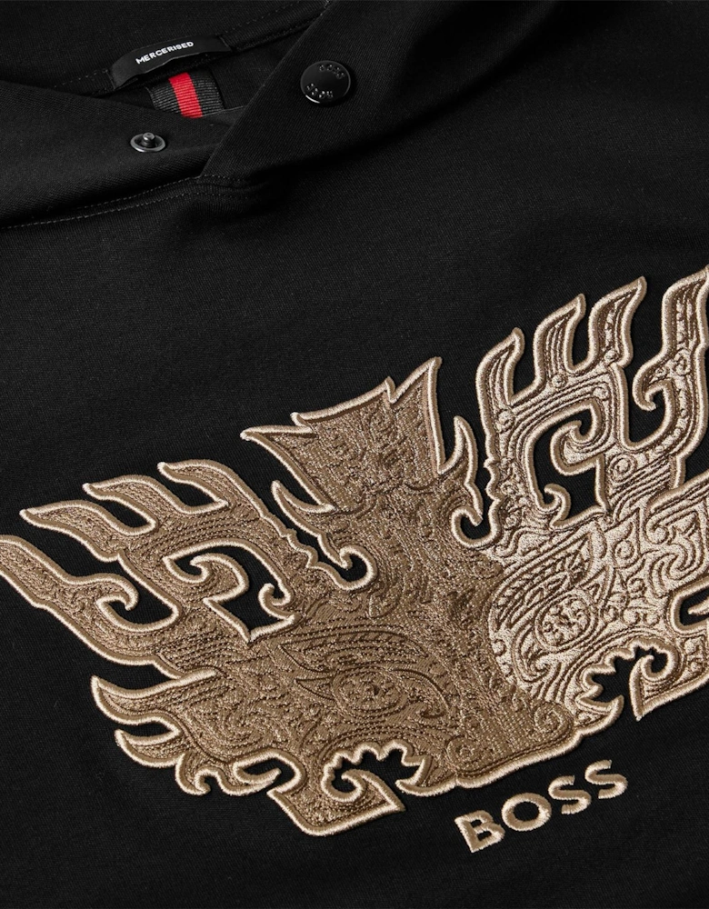 Hooded Neck Long Sleeve Sweatshirt