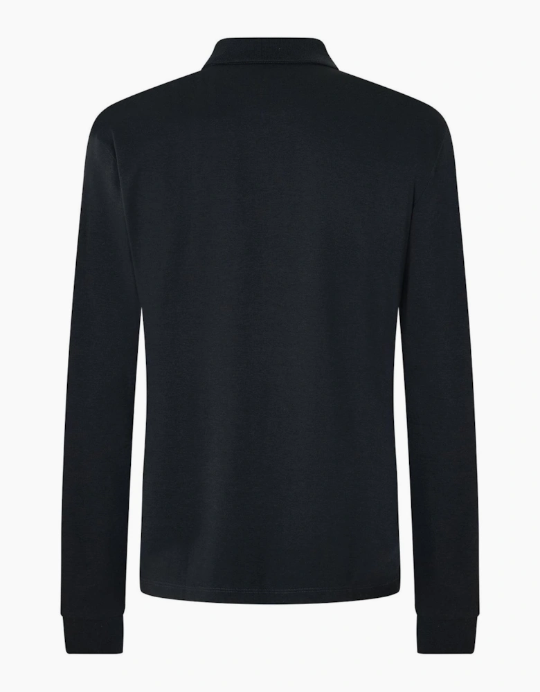 Long Sleeve Collared Polo Shirt