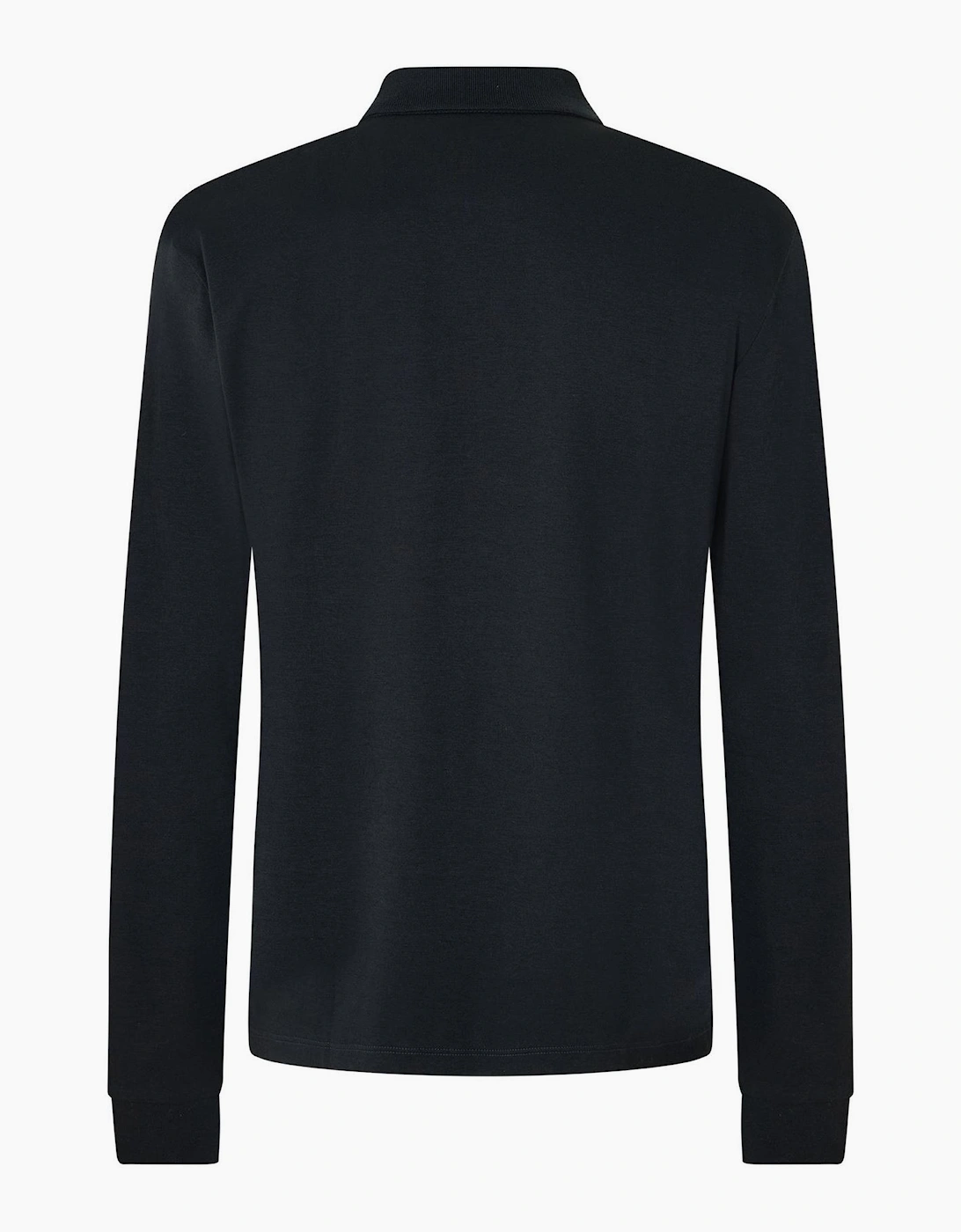 Long Sleeve Collared Polo Shirt