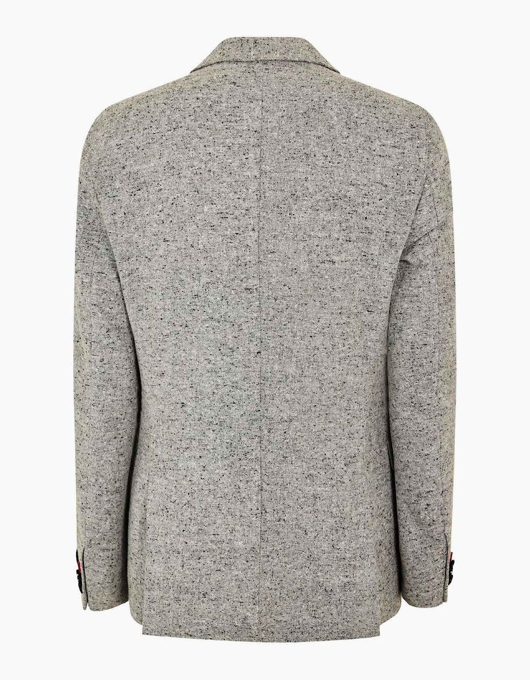 Speckled Patterned Flap Pocket Suit Jacket