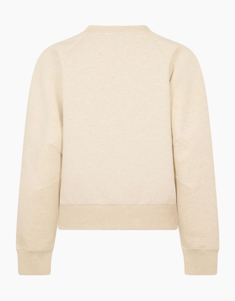 Crew Neck Raglan Sleeve Sweatshirt