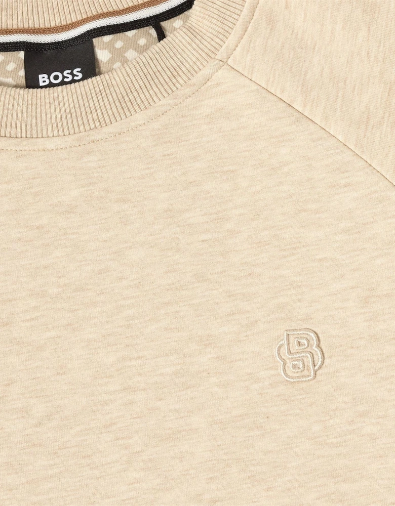 Crew Neck Raglan Sleeve Sweatshirt