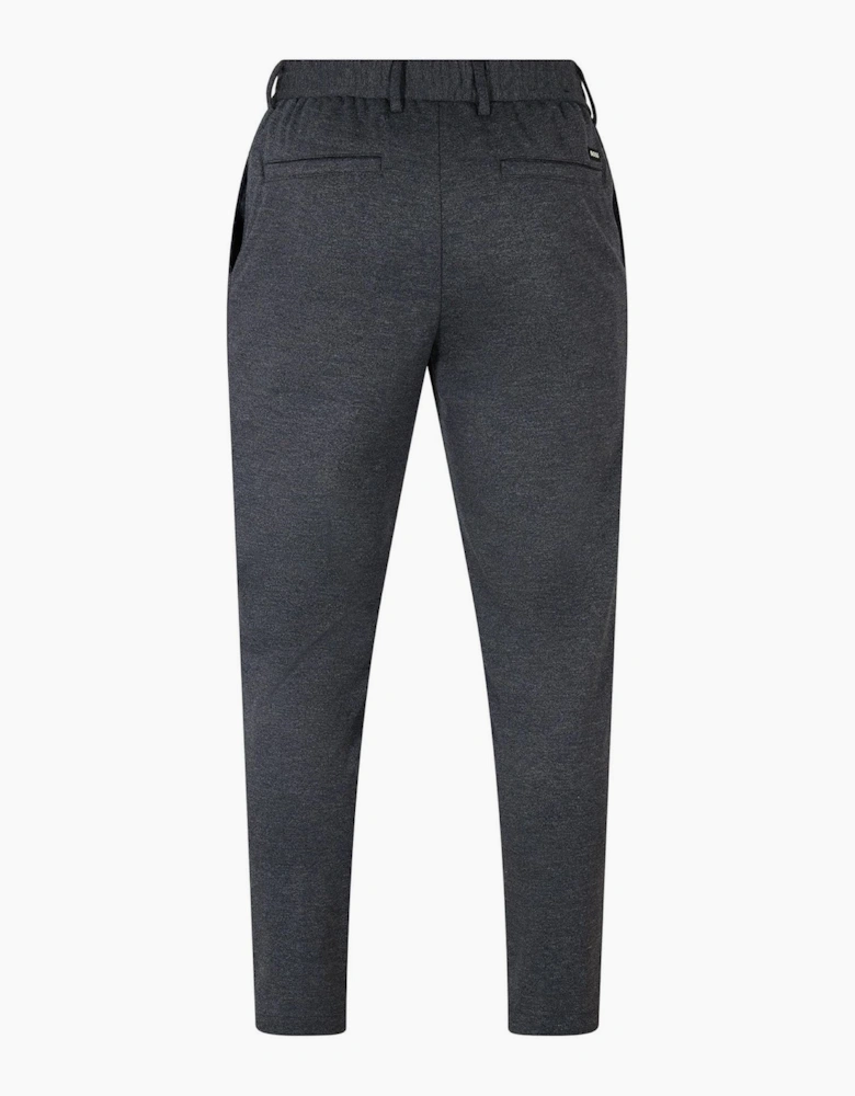 Solid Patterned Straight Trousers