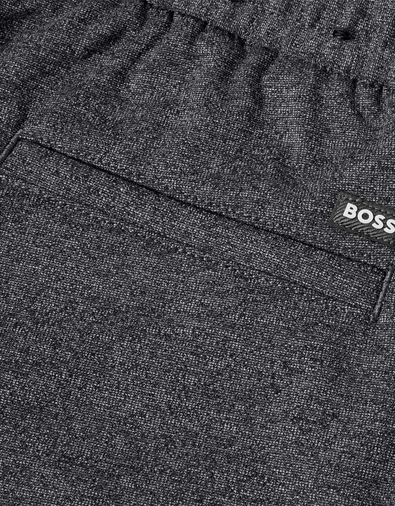 Solid Patterned Straight Trousers