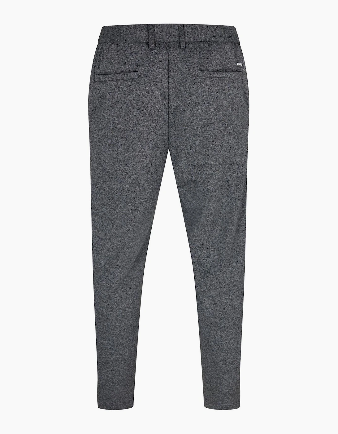 Solid Patterned Straight Trousers