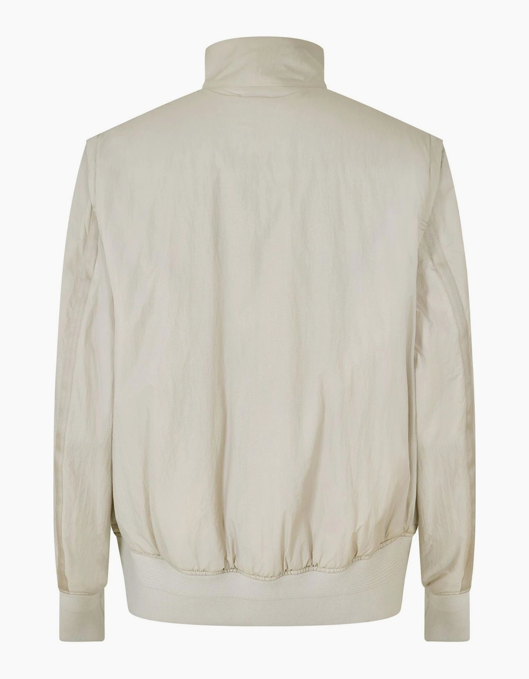 Solid Patterned Bomber Jacket with Ribbed Cuff, 3 of 2