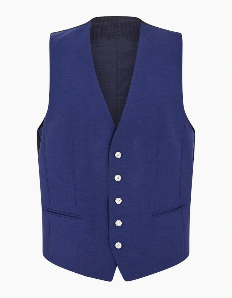 Jeckson Solid Patterned Single Button Suit Jacket