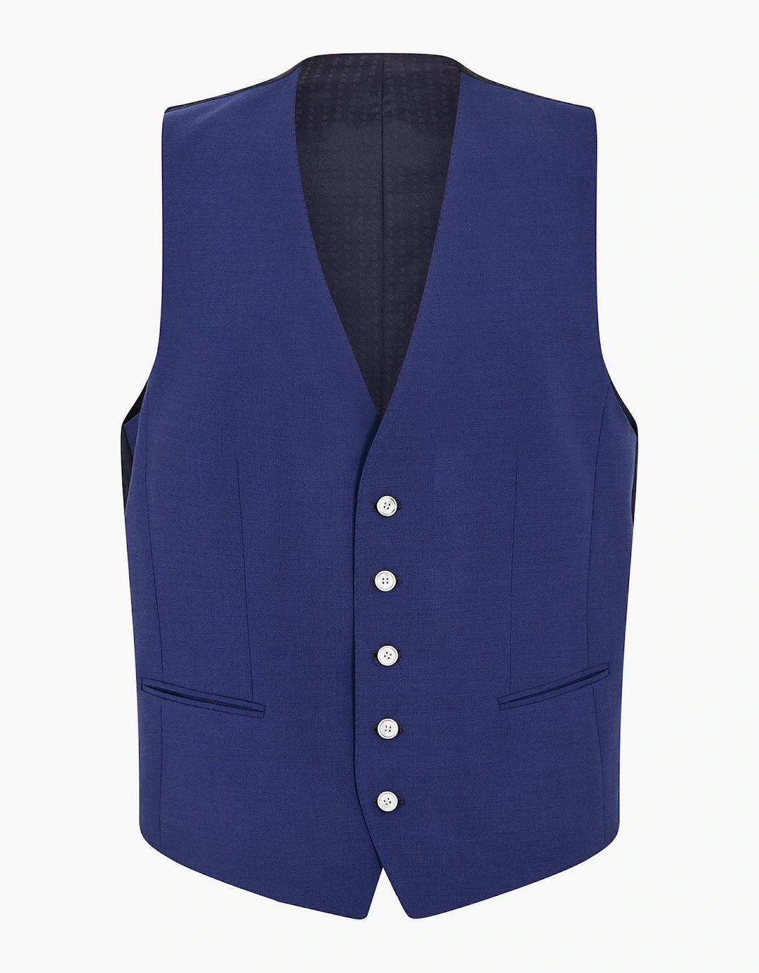Jeckson Solid Patterned Single Button Suit Jacket