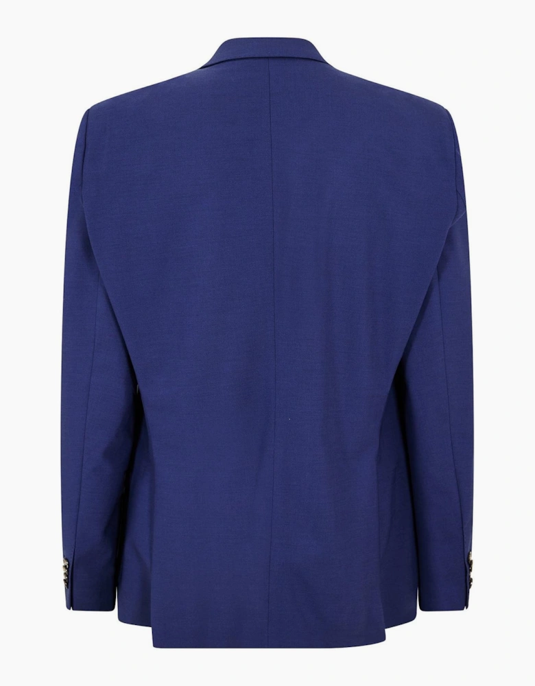 Jeckson Solid Patterned Single Button Suit Jacket