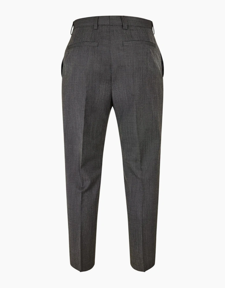Solid Patterned Flat Front Mid Rise Chinos