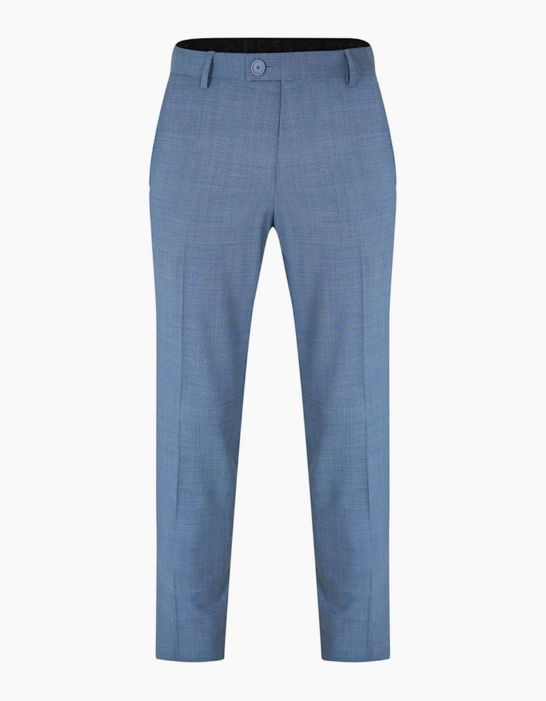 Solid Patterned Single Button Notch Collared Suit Jacket