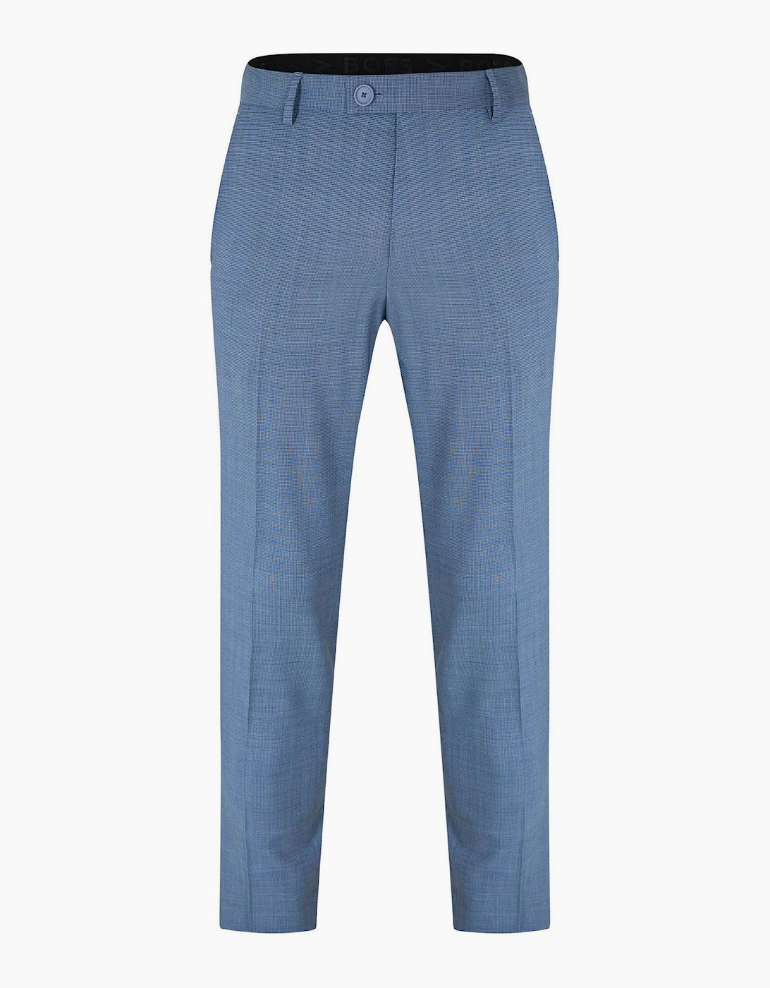 Solid Patterned Single Button Notch Collared Suit Jacket