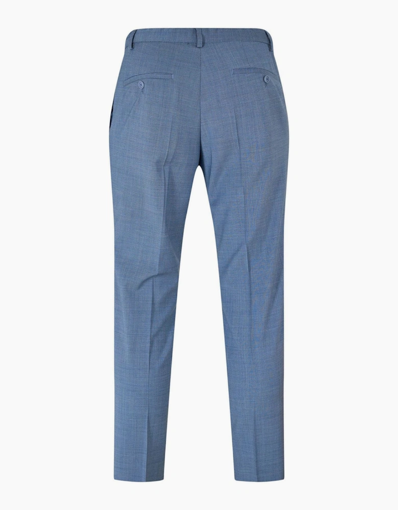 Solid Patterned Single Button Notch Collared Suit Jacket